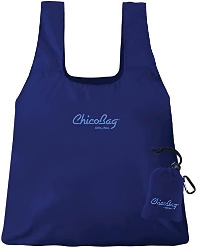 ChicoBag – Original Reusable Shopping Tote-Grocery Bag – Bundle of 5 Bags – Red – Purple – Green – Orange& Blue - Image 5