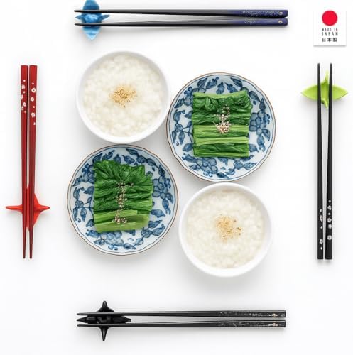 Portable Bamboo Chopsticks with Case – Reusable Travel Chopsticks Utensil Set, Dishwasher Safe, Sakura Pattern, Made in Japan - Image 6