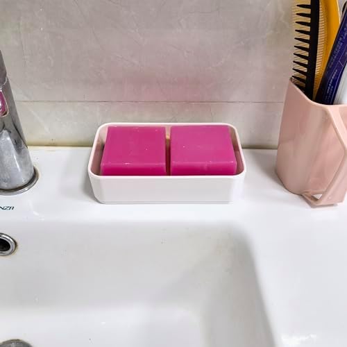 Soap Dish, Bathroom Self-Draining Soap Dish Holder for Shower - Image 5