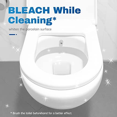 Vacplus Toilet Bowl Cleaner Tablets 12 PACK, Automatic Toilet Bowl Cleaners with Bleach for Deodorizing and Descaling, Bathroom Cleaner Against Tough Stains - Image 4