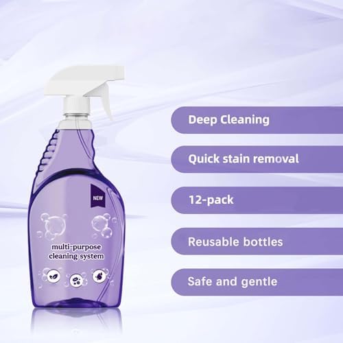 Clean Spray Cleaner for Ovens, Spray Oven Cleaner, Multi-Surface Cleaners with Concentrated Cleaning Tablets, Multi Purpose Cleaning for Ovens, for Kitchen,Bathroom (1 Bottle+12 Pcs) - Image 4