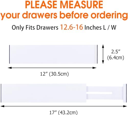 Bamboo Drawer Dividers, Adjustable Drawer Organizers, Fits 12.6–16" Drawers - Image 2