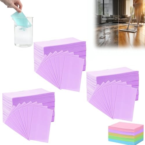 Variety of Scents Multiple Effect the Floor Cleans, 2026 Upgraded Floor Cleaning Solution Tablets, Dissolvable Pre-Measured Deep Cleaning Cleaning Solution (Purple, 300Pcs) by Unknown