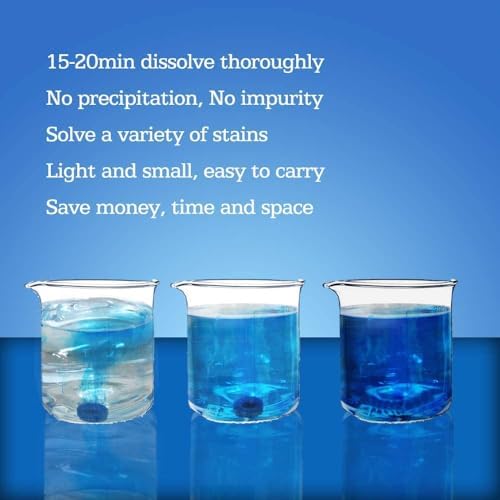 DOKIKO 100 Pcs Atuo Windshield Washer Tablets,Windshield Wiper Fluid,1 Pack Makes 105 Gallons,1 Piece Makes 1.05 Gallons(Winter: Use With De-icer or Methanol) - Image 5