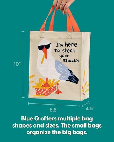 Blue Q Handy Tote Bag - Funny Reycled & Reusable Tote Bag - Image 2