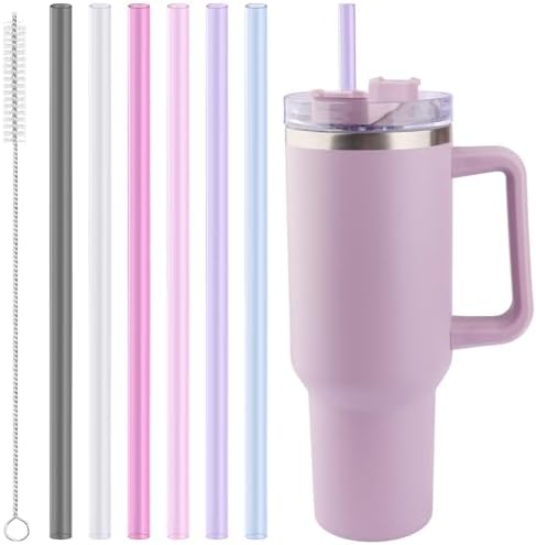 Joshey Replacement Straws for Stanley Quencher 40oz Tumbler, 6 Pack by Joshey