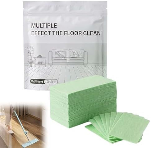 100 Piece Floor Cleaning Tablets, 2026 Upgraded Multiple Effect the Floor Clean, Floors Cleaning Tablets for Mopping, Concentrated Cleaner for Hardwood, Tile, Laminate & More (Gardenia) by LURINI