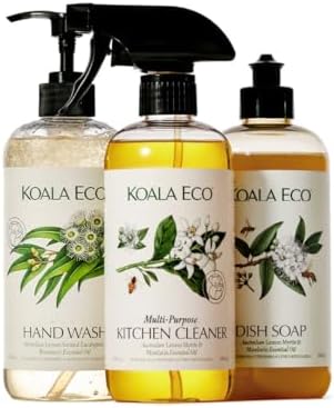 Koala Eco Gift Set of 3 – Kitchen Cleaner, Dish Soap & Hand Wash, 16oz - Image 3