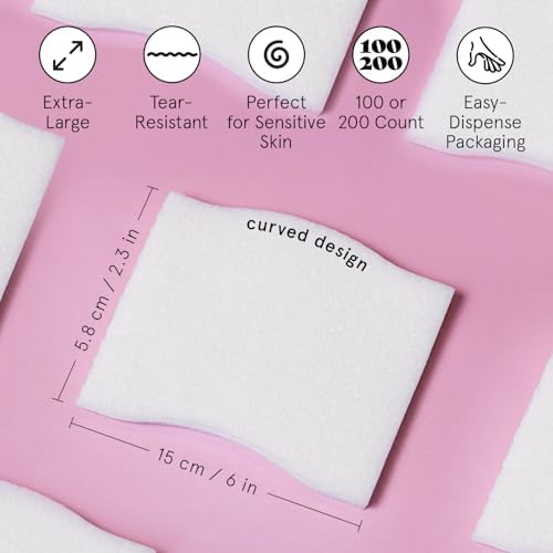 grace & stella Face Pads for Toner, Essence, and DIY Mask (200 Count) - Image 6