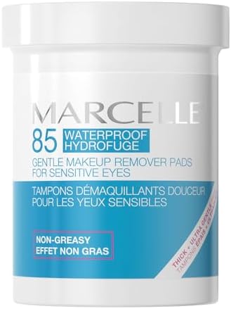 Marcelle Gentle Eye Makeup Remover Pads for Sensitive Eyes, 85 Pads by Marcelle