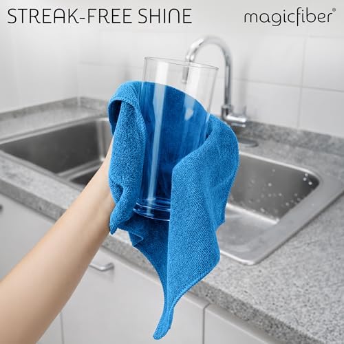 MagicFiber Microfiber Cleaning Cloth, Rags & Dish Towels, 12pk, Large 13x11 - Image 6