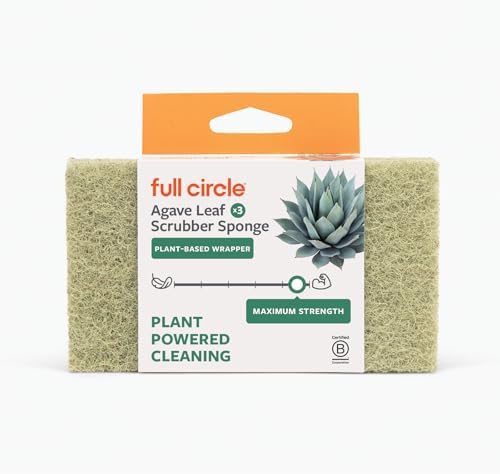 Full Circle Agave Leaf Scour Pads, Pack of 3, Safe for Nonstick by Unknown
