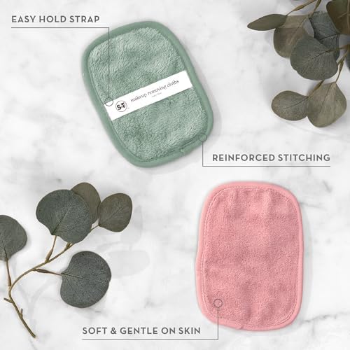 S&T INC. Makeup Remove Wipes, 7 Pack + Bag, 4.5" x 6.5", Assorted Colors - Image 3