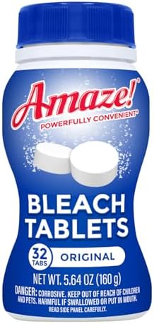 AMAZE Ultra Concentrated Bleach Tablets – Original Scent [32 tablets] by Amaze