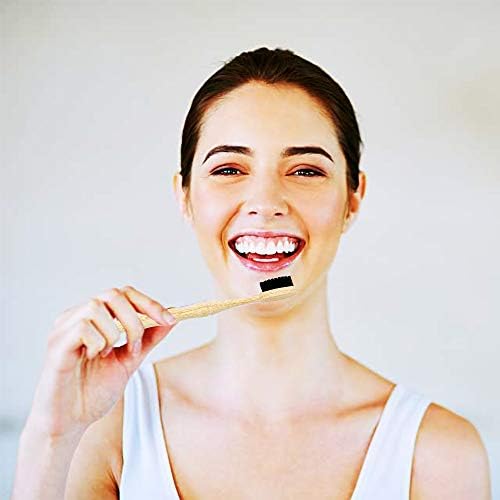 Virgin Forest Bamboo Toothbrushes 6pk, Vegan Charcoal Bristles Eco - Image 7