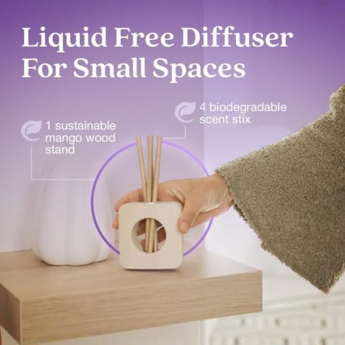Enviroscent Scent Stix™ Starter Kit with Mango Wood Stand & Refill (2 Pack) - Image 5