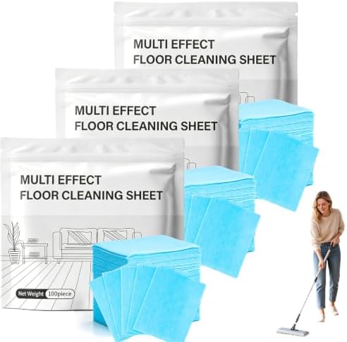 Multi-Surface Multiple Effect Floor Cleaner Tablets, Concentrated Multiple Effect The Floor Clean Formula for Hardwood, Tile, Laminate and More, Dissolvable Cleaning Pods (300 Pack) by Unknown