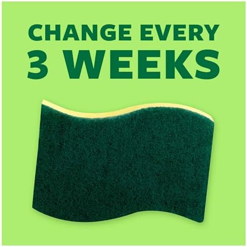 Scotch-Brite Heavy Duty Scrub Sponges, Sponges for Cleaning Kitchen and Household, Heavy Duty Sponges Safe for Non-Coated Cookware, 36 Scrubbing Sponges - Image 7