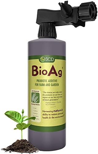 SCD Probiotics BioAg, Organic Farm & Garden Soil Microbes - 1 Liter Sprayer by SCDProbiotics