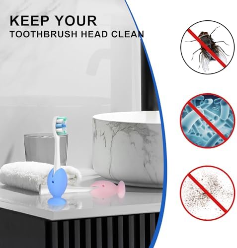 Travel Case for Oral-B/Oral-B Pro/Phlips Sonicare Electric Toothbrush with 2pcs Toothbrush Heads Cover Cap, Portable Hard Protective Storage Bag with Accessories Storage (Black) - Image 4