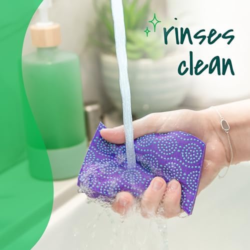 Scotch-Brite Odor Resist Non-Scratch Scrub Sponge, Dishwasher-Safe Kitchen Sponges that Resist Bacterial Odors, Multipurpose Dish Sponge for Gentle Cleaning, 6 Dish Sponges - Image 6