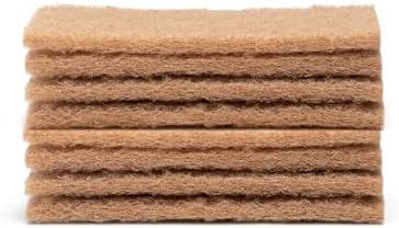Full Circle Walnut Shell Scour Pads, Pack of 8, Powerful, Safe for Nonstick by FULLCIRCLE