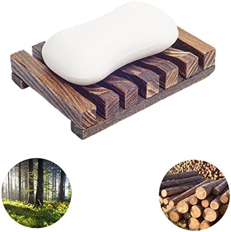 15 Pieces Wooden Soap Dish, Bathroom Wooden Soap Case, Hand Craft Bathtub Shower Dish Accessories - Image 3