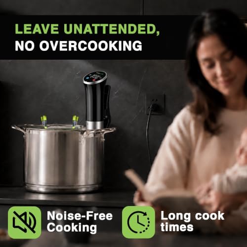 SOUSVIDE ART Sous Vide Immersion Cooker Kit - Machine with Digital Timer, Temp Control, 30 Bags, Vacuum Pump, Suvee Cooker Gift for Chefs - Image 6