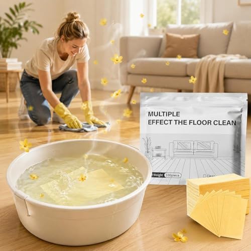 100 Pcs Multi-Purpose Floor Cleaning Tablets, Water Soluble Cleaning Tabs for Hardwood Floors, Laminate Floors and RV Walls (Purple) - Image 5