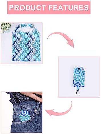 Reusable Floral Grocery Bag 35 Pack Foldable Machine Washable Bag - Image 3