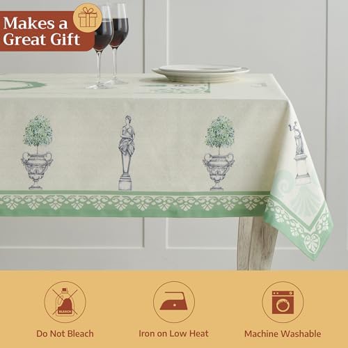Maison d' Hermine Table Cloth Rectangle Table Reusable 100% Cotton 54"x72" - Image 5