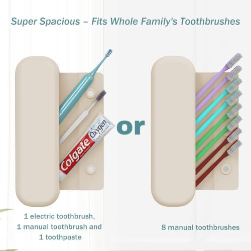 Silicone Toothbrush Travel Case, Pro Large Toothbrush Case for Traveling - Image 5