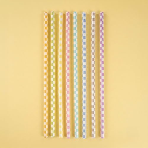 24-Pack, Reusable Straws - Daydream, Plastic Straws Reusable, BPA Free, Dishwasher Safe, Multicolor, Replacement for Tumblers, Fits 20oz 30oz 40oz - Image 2