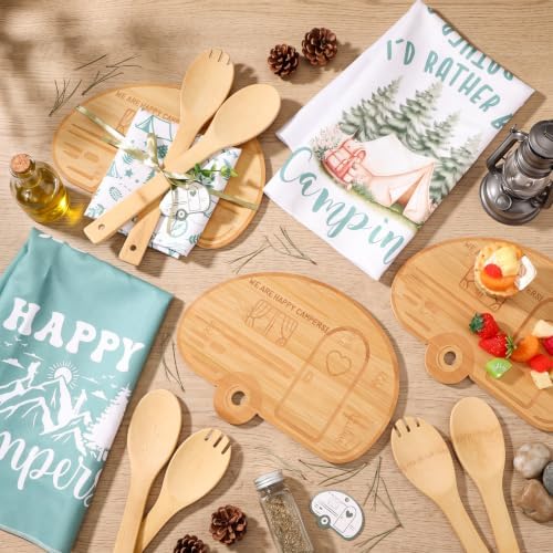 Geelin 21 Pcs Camping Gift Set, Camping Cutting Board Towels - Image 4
