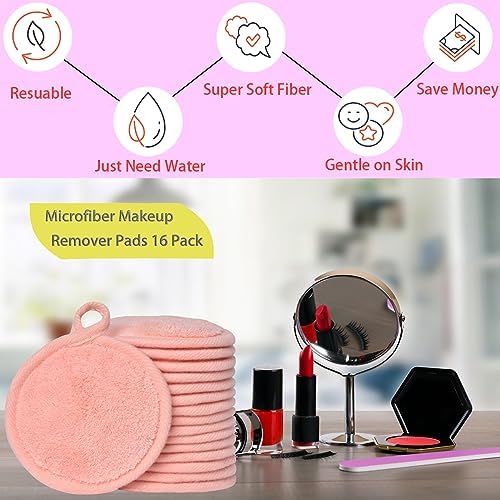 Reusable Makeup Remover Pads Microfiber Face Cleansing Cloth Facial Eraser - Image 2