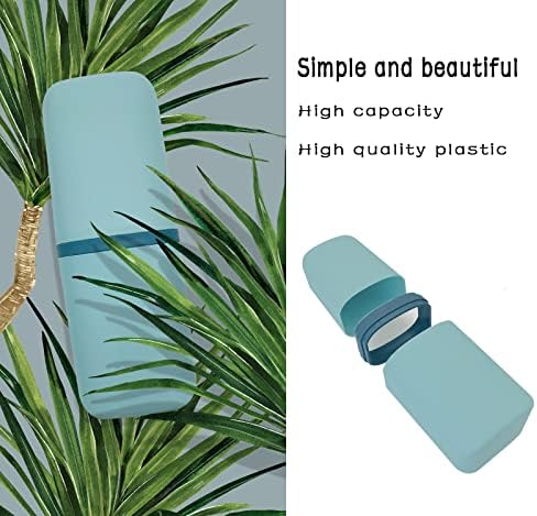 Travel Toothbrush & Toothpaste Case, Toothbrush Travel Holder with Cup Portable Travel Toothbrush Case Holder Toothbrush Travel Container for Camping School Business Trip Bathroom - Image 3