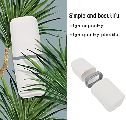 Toothbrush Travel Case, Travel Toothbrush Cup Holder Portable Toothbrush Travel Container Portable Toothpaste Storage Travel Toothbrush Holder for Camping Business School Trip Home - Image 3
