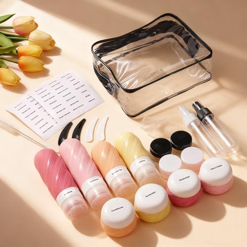 LitBear 23 Pack TSA Approved Travel Bottles for Toiletries, Leak Proof - Image 2