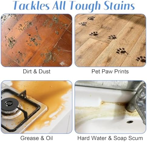 2026 New 100 Pcs Multi-Surface Floor Cleaning Tablets for Mopping, Concentrated Floor Cleaner for Hardwood, Tile, Laminate & Vinyl Floors, Deep Cleaning Tablets with Streak-Free Finish, Gardenia Scent - Image 5