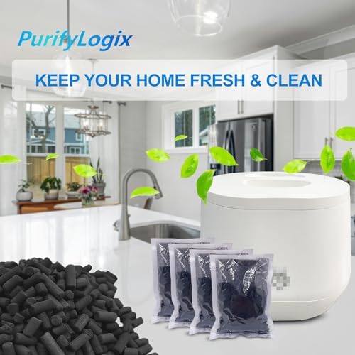4 Pack Odor Absorbing Carbon Filter Refills for Lomi Smart Waste Composter - Image 5