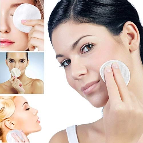 16 Pack Reusable Makeup Remover Pads with Laundry Bag - 2 Layers 3.15inch Cotton Rounds Pads, Washable Facial Cleansing Cloths Eye Makeup Remove Face Wipe (Chemical Free Velour) - Image 4