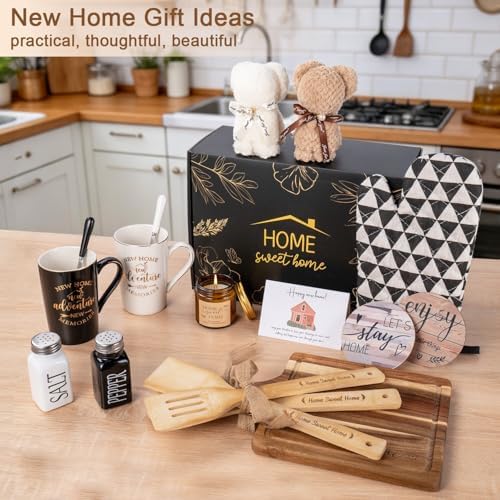 19Pcs House Warming Gifts New Home, New Home Essentials For Couple, Women, Homeowners, Neighbor, First Apartment Gift, Prefect For Newly Wed, Anniversary, Bridal Shower, Housewarming, Mr And Mrs Gifts - Image 2