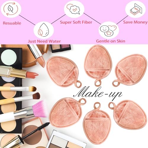 Reusable Makeup Remover Pads Washable Facial Makeup Cleansing Cloths - Image 4