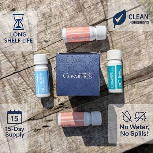 Stop Packing Water – nanoSPACE Travel Size Toiletries in Tablet Form with Clean Ingredients, Concentrated Performance & Leak Free Convenience | TSA Approved Mini Travel Essentials for Airplane Travel - Image 2