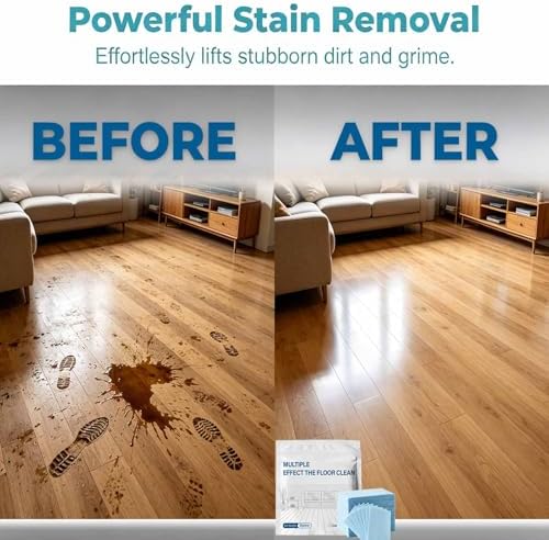 150/300PCS Multi-Surface Floor Cleaner Tablet, Upgraded Floor Cleaning Solution Tablets, Multiple Effect the floors Clean, Concentrated Cleaner for Hardwood, Tile, Laminate & More (purple, 300PCS) - Image 3