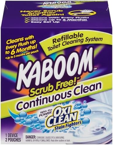 Kaboom Scrub Free! Toilet Bowl Cleaner System with 2 Refills by Kaboom%E2%84%A2