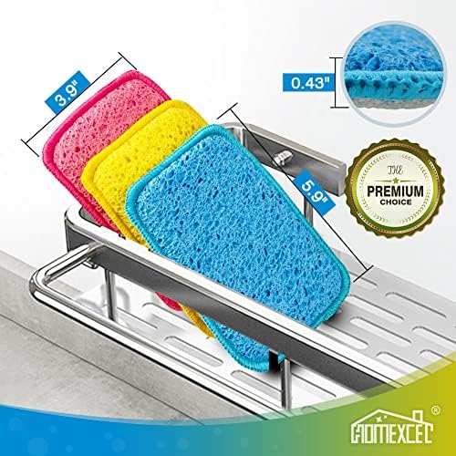 HOMEXCEL 12PK Scrub&Wipe Cloths, Dual-Sided Non-Scratch Sponges for Kitchen - Image 2