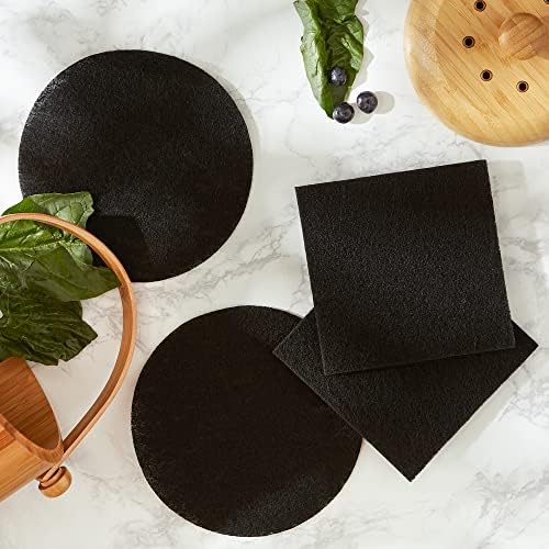 RSVP International Charcoal Compost Bin Filter 2-Piece Set Helps Keep Kitchen Smelling Fresh, Replacement - 1/2 Gallon Bin/Pail - Image 4
