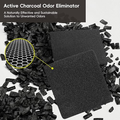 EKO Trash Can Deodorizer Filter Kit with Case, 2-Pack - Image 5