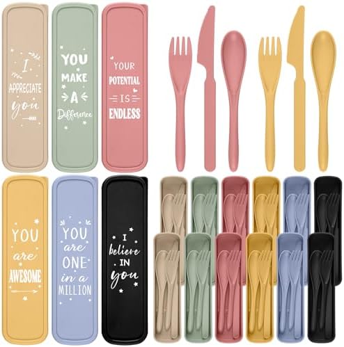 Hushee 12 Pack 36 Pack Employee Appreciation Utensil with Case, Classic by Hushee